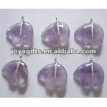 Alambre Envuelto Amethyst Beart Colgante